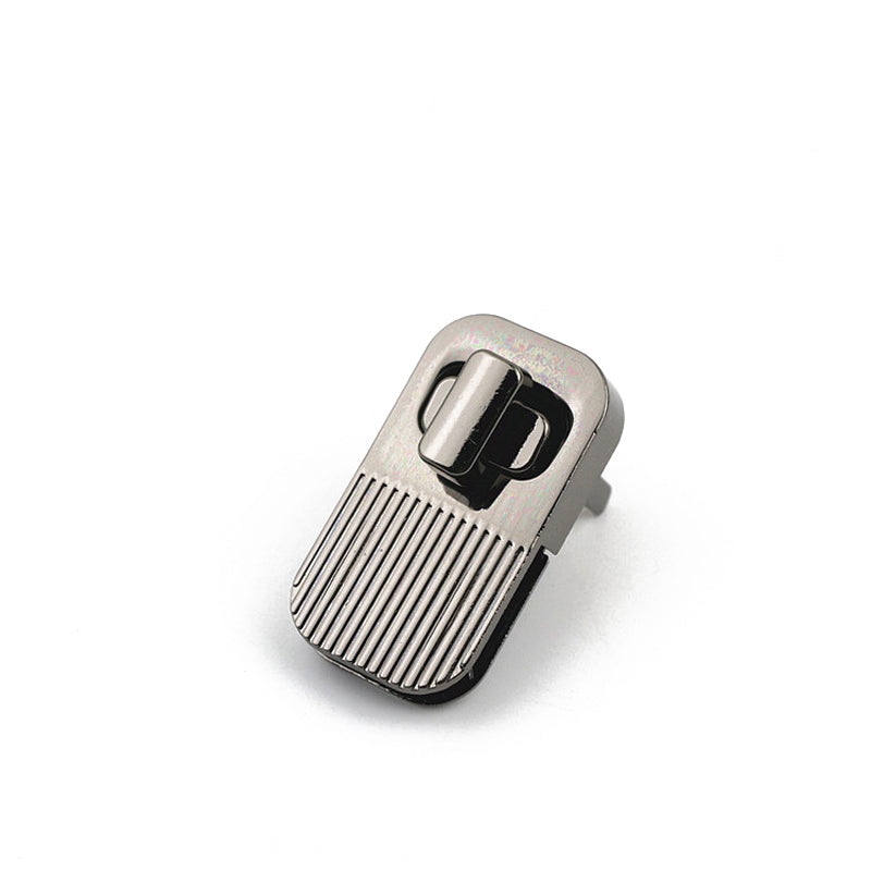 Purse hardware metal twist turn locks
