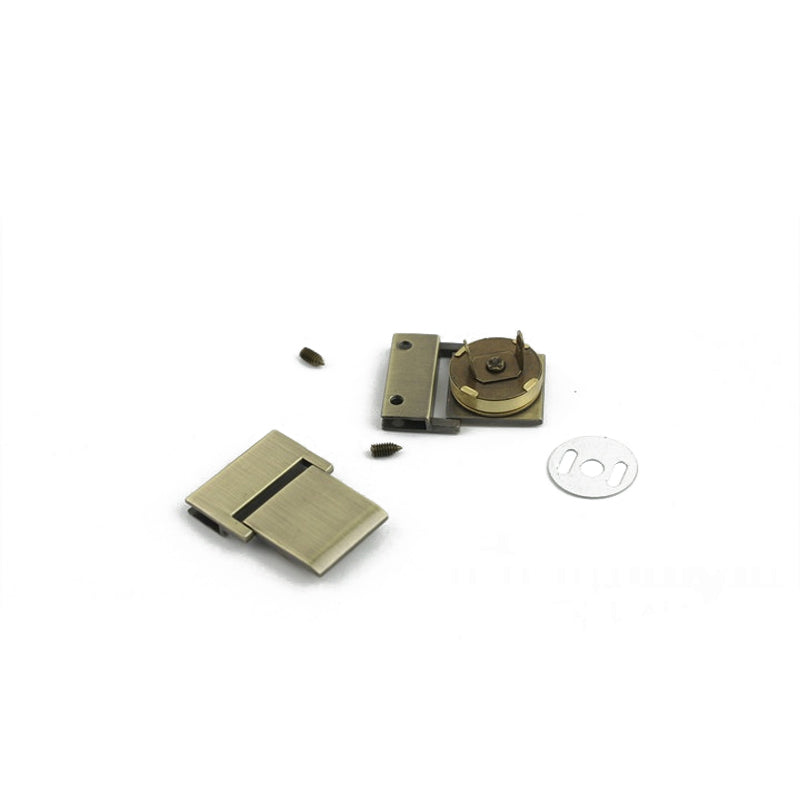Bag hardware zinc alloy metal decoration magnetic locks