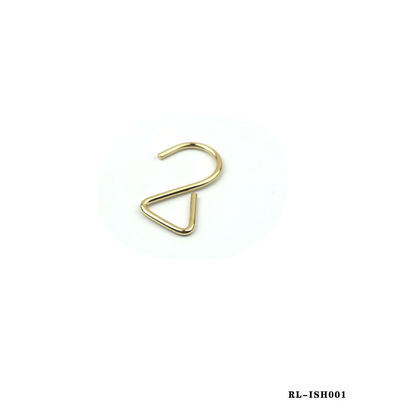 High quality 2-shaped S hook 3.8MM wire diameter iron decorative hanger hook