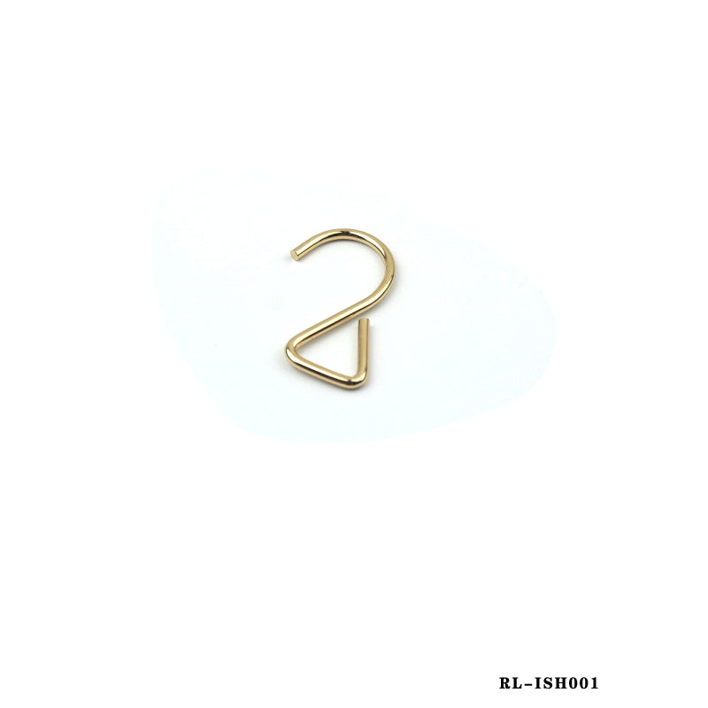 High quality 2-shaped S hook 3.8MM wire diameter iron decorative hanger hook