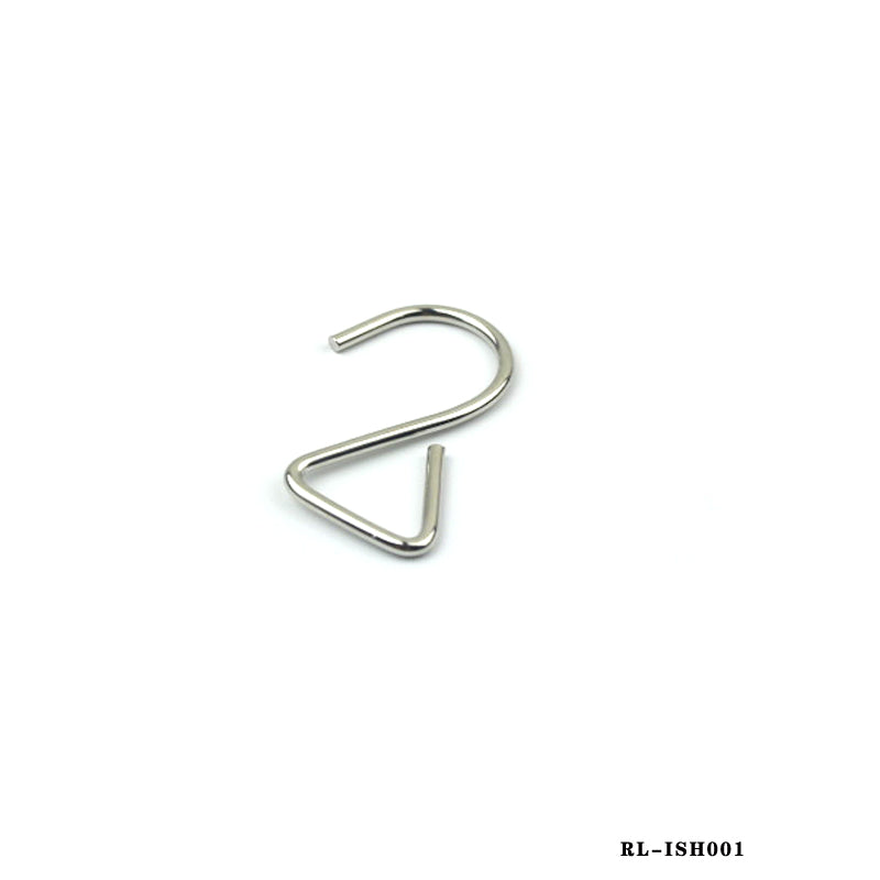 High quality 2-shaped S hook 3.8MM wire diameter iron decorative hanger hook