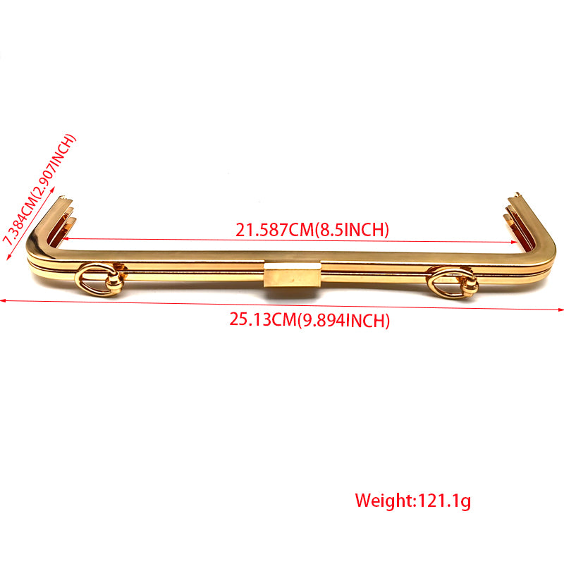 RL-POX07 Various Color Hanging Plating 25CM Clutch Bag Metal Frame