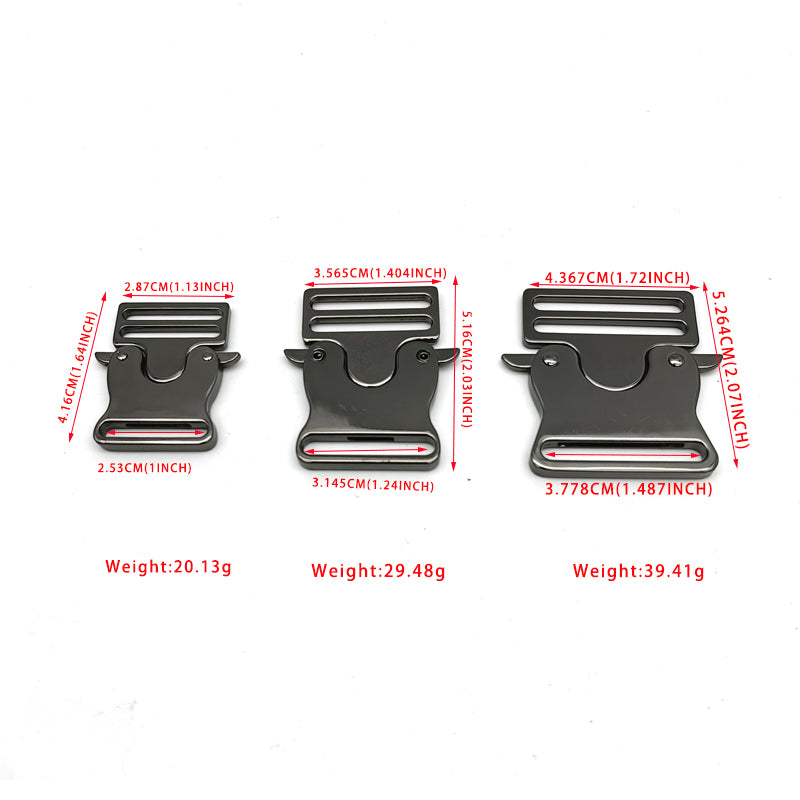 25/32/38MM Metal Buckle Paracord Bracelet Buckles Quick Side Release Buckle Diy Necklace Bag Accessories