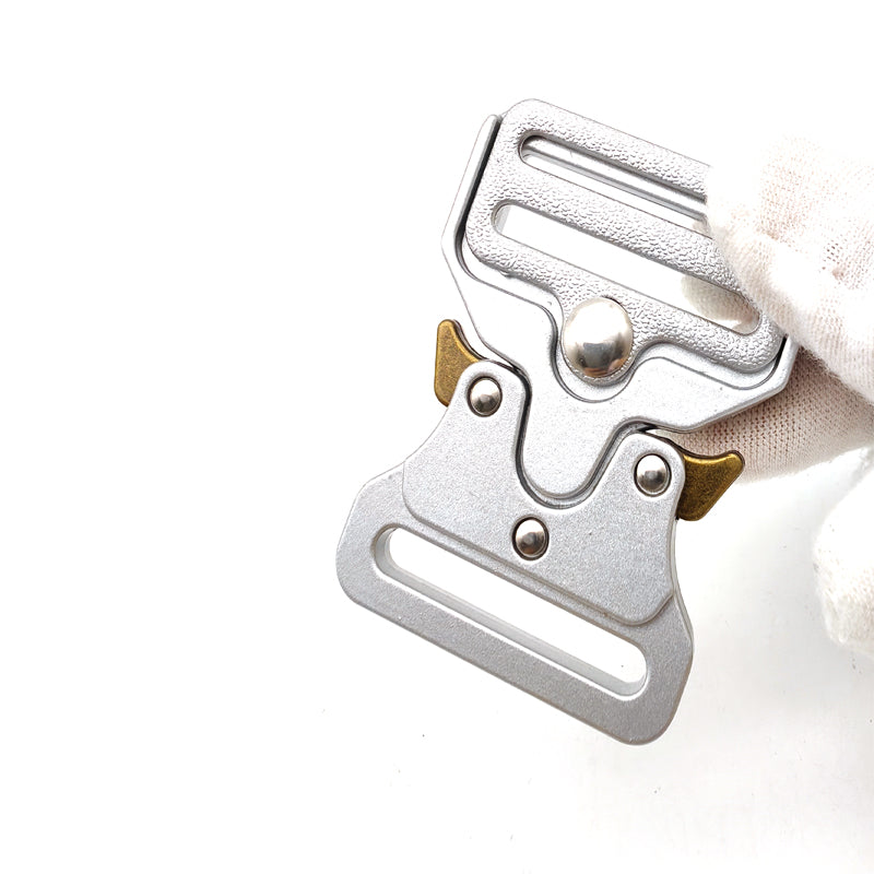 Metal Buckle Dual Adjustable Tactical Belt Buckle 25/32/38/45MM Heavy Duty Belt Buckle