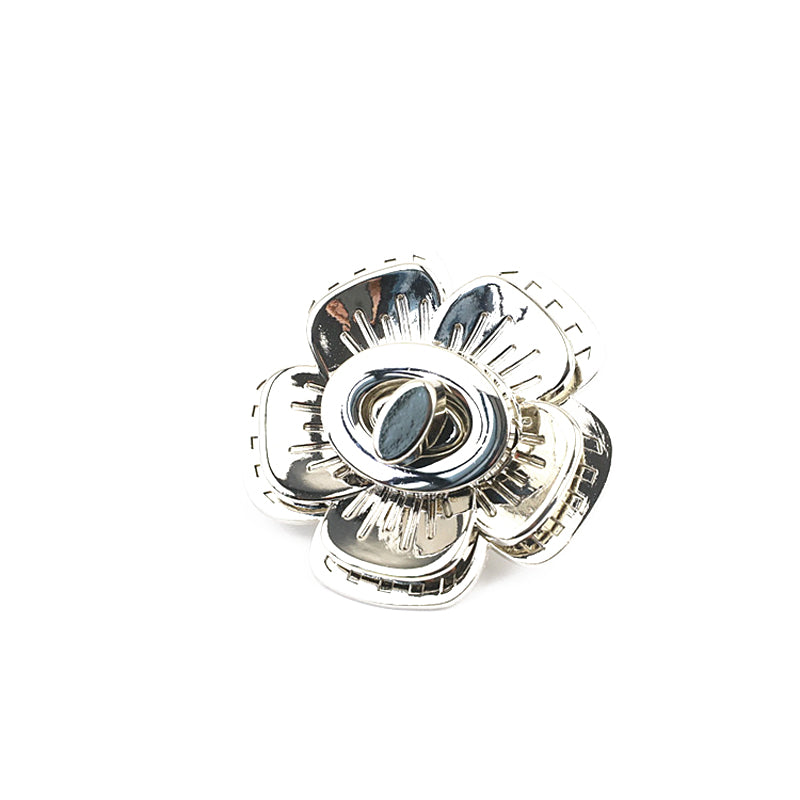 Women's bag flower decorative lock