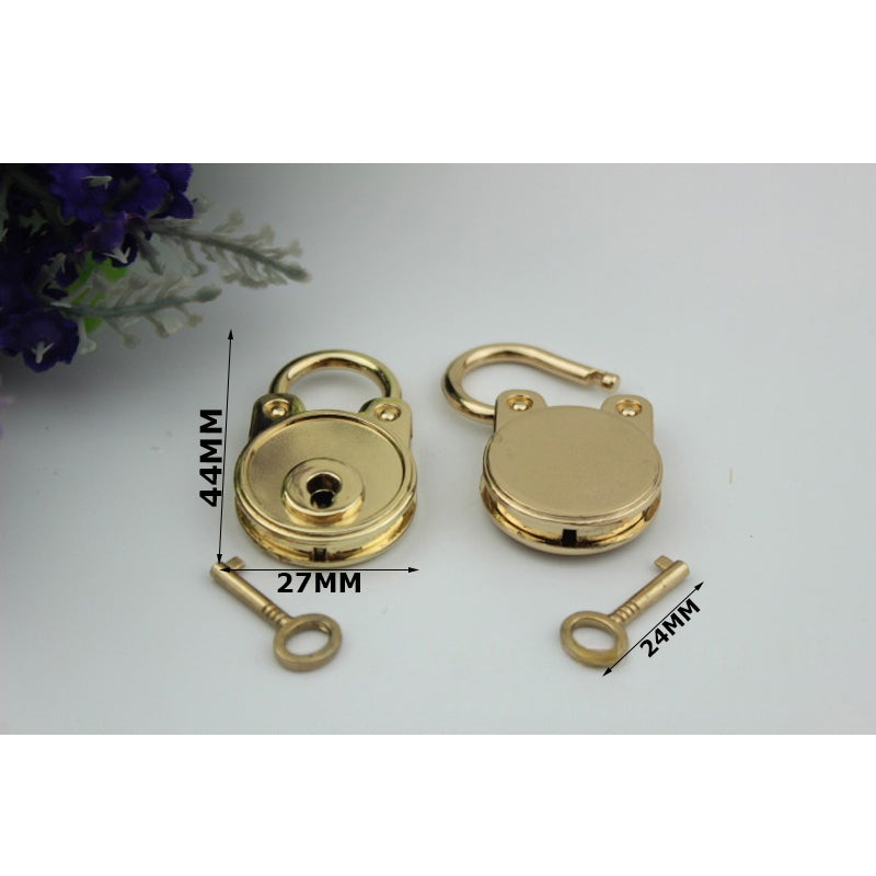 Cute panda head shape decoration metal padlock