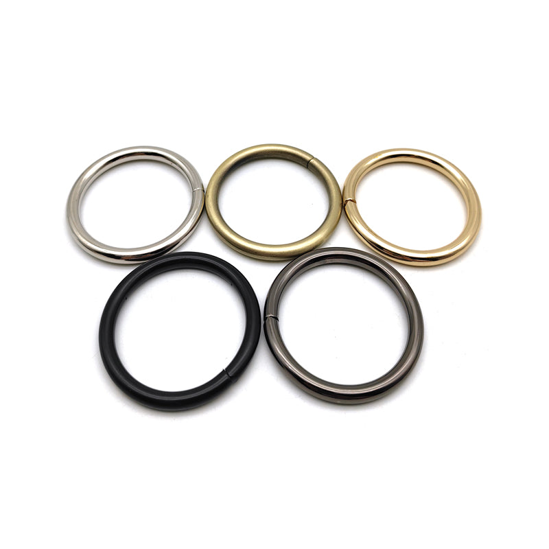 High quality hanging plating various color 38MM iron o ring for bag