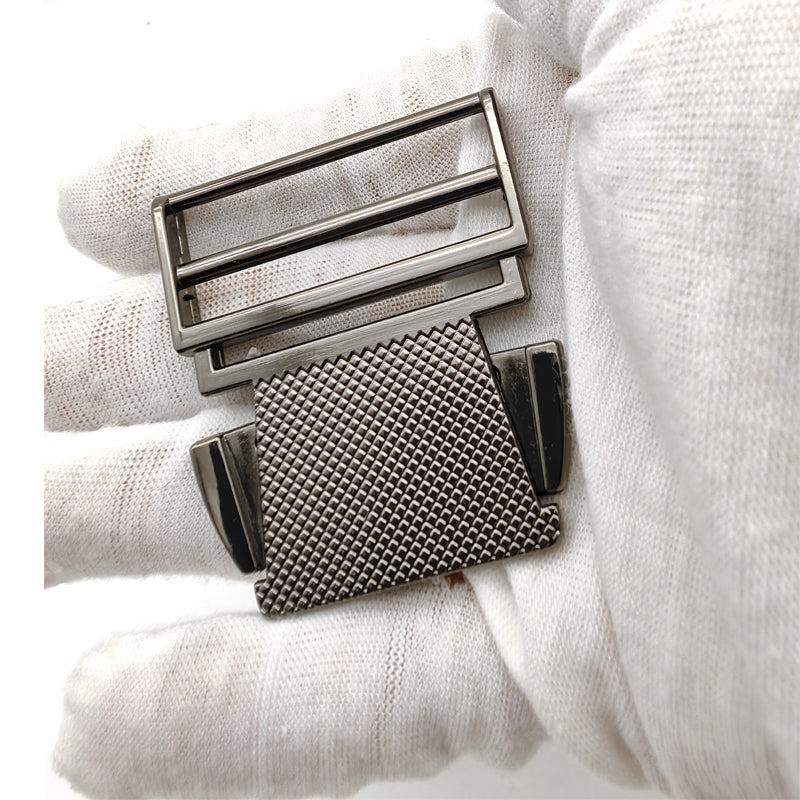 Metal Side Release Buckle 1.5 Inch Dog Collar Buckles Clip for Harnesses Leather Strap Backpack Webbing