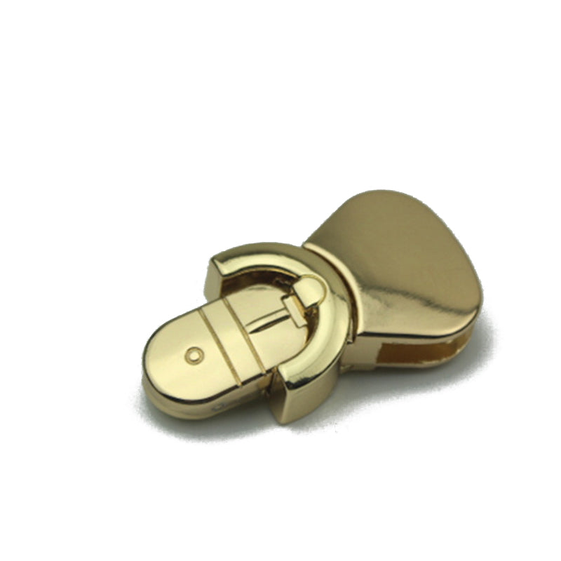 Luggage hardware accessories gold die-casting metal mortise lock bag handbag lock