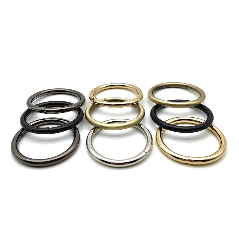 High quality hanging plating various color 38MM iron o ring for bag