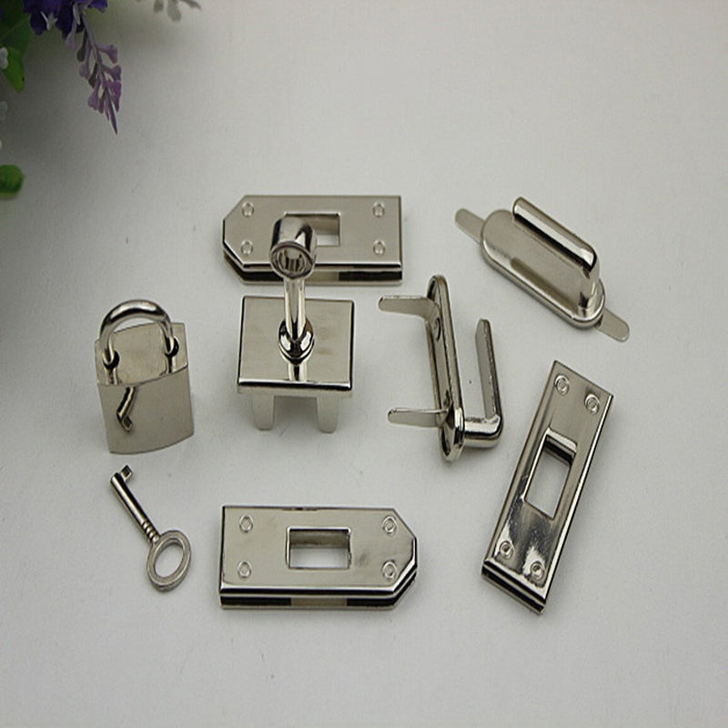 Leather handbag hardware accessories 7-piece bag lock set kit