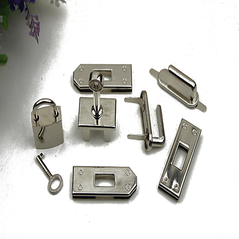 Leather handbag hardware accessories 7-piece bag lock set kit