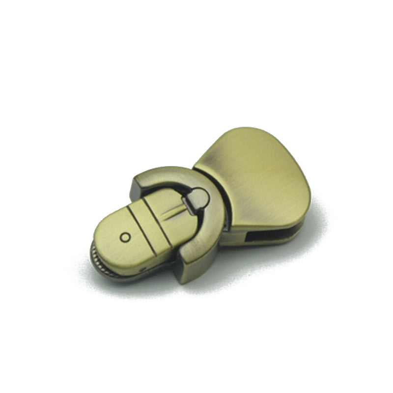 Luggage hardware accessories gold die-casting metal mortise lock bag handbag lock