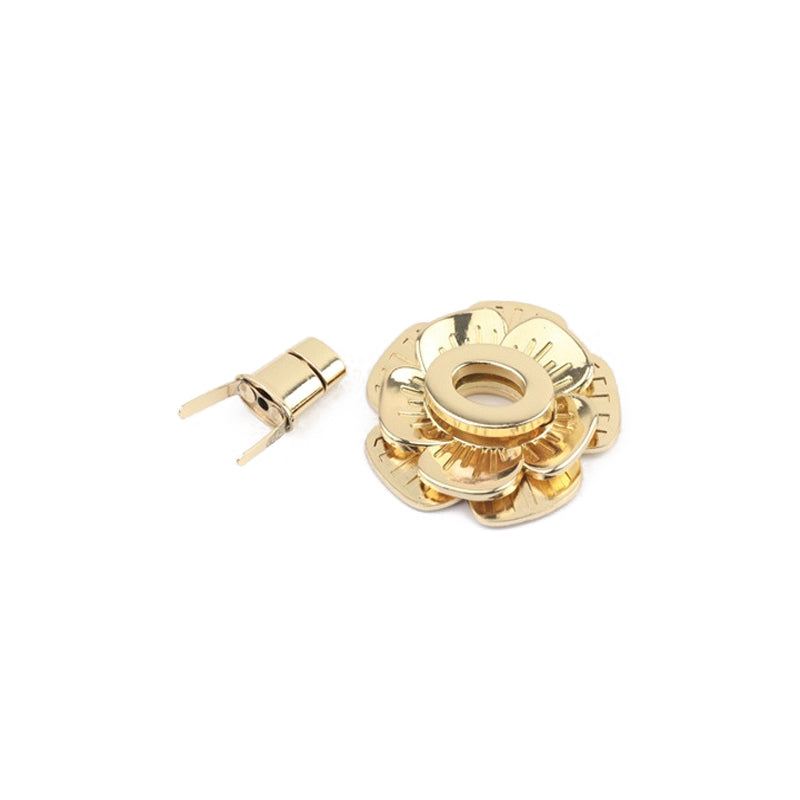 Women's bag flower decorative lock
