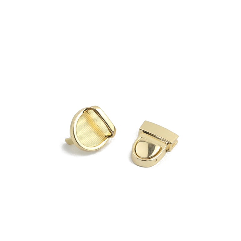 Handbag lock light gold automatic plugin lock