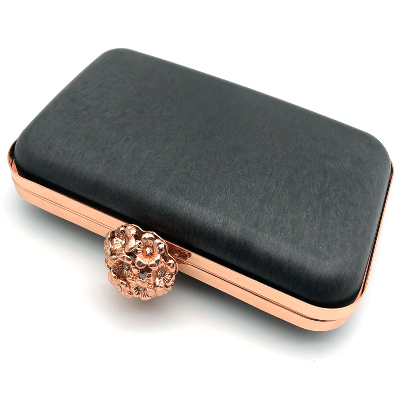 Rose gold handbag box clutch frame for ladies purse H-058