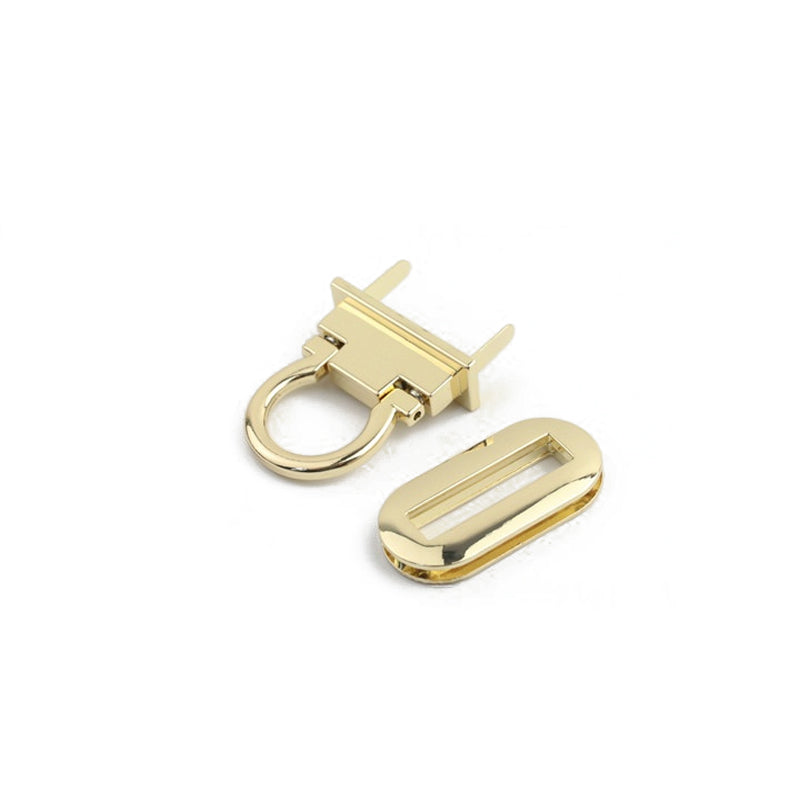 Handbag hardware accessories oval shape mortise twist lock