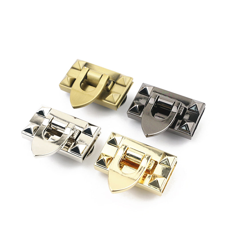 Luggage hardware accessories duck tongue gold metal switch twist clasp lock