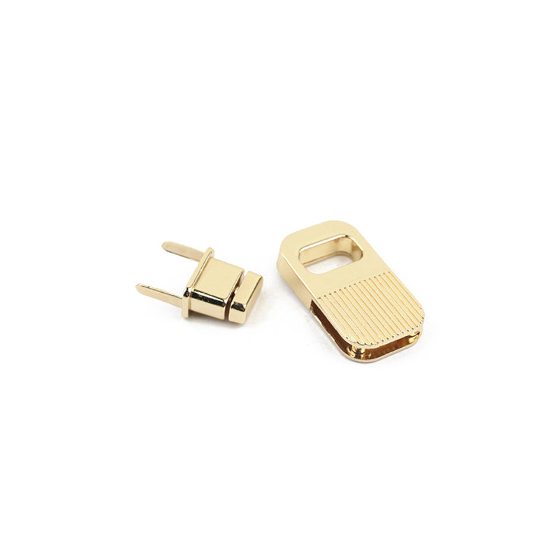 Purse hardware metal twist turn locks