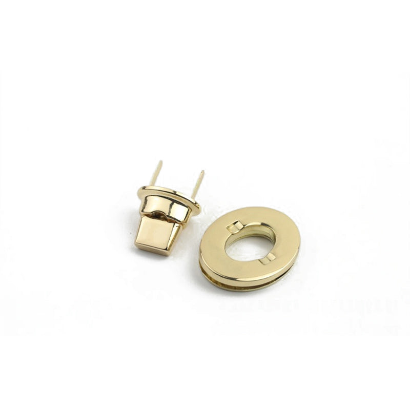 Bag zinc alloy large size metal egg lock oval-shaped turn twist lock