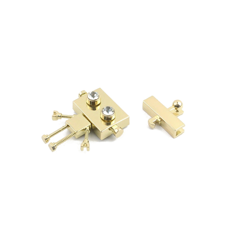 Handbag Hardware robot shape metal clasp clip lock