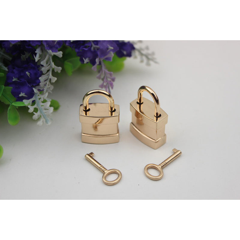 Handbag hardware small size decoration metal padlock