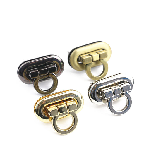 Small size metal clasp clip closure bag locks