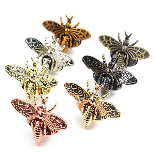 Luggage hardware accessories light gold antique gold die-casting twist lock bee plug-in  lock