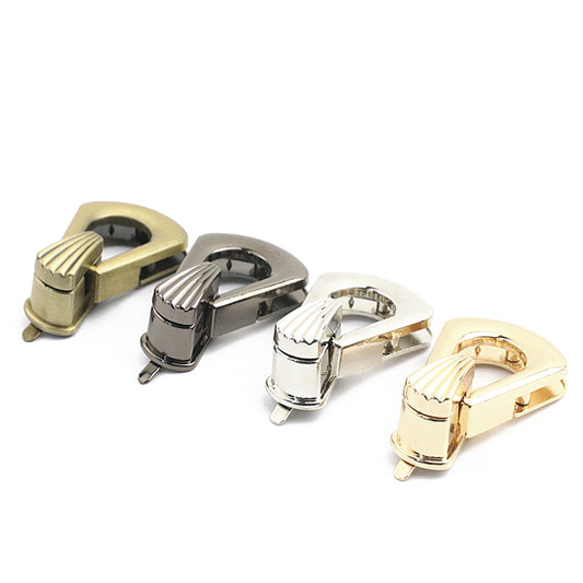 Handbag dripping type metal twist turn locks
