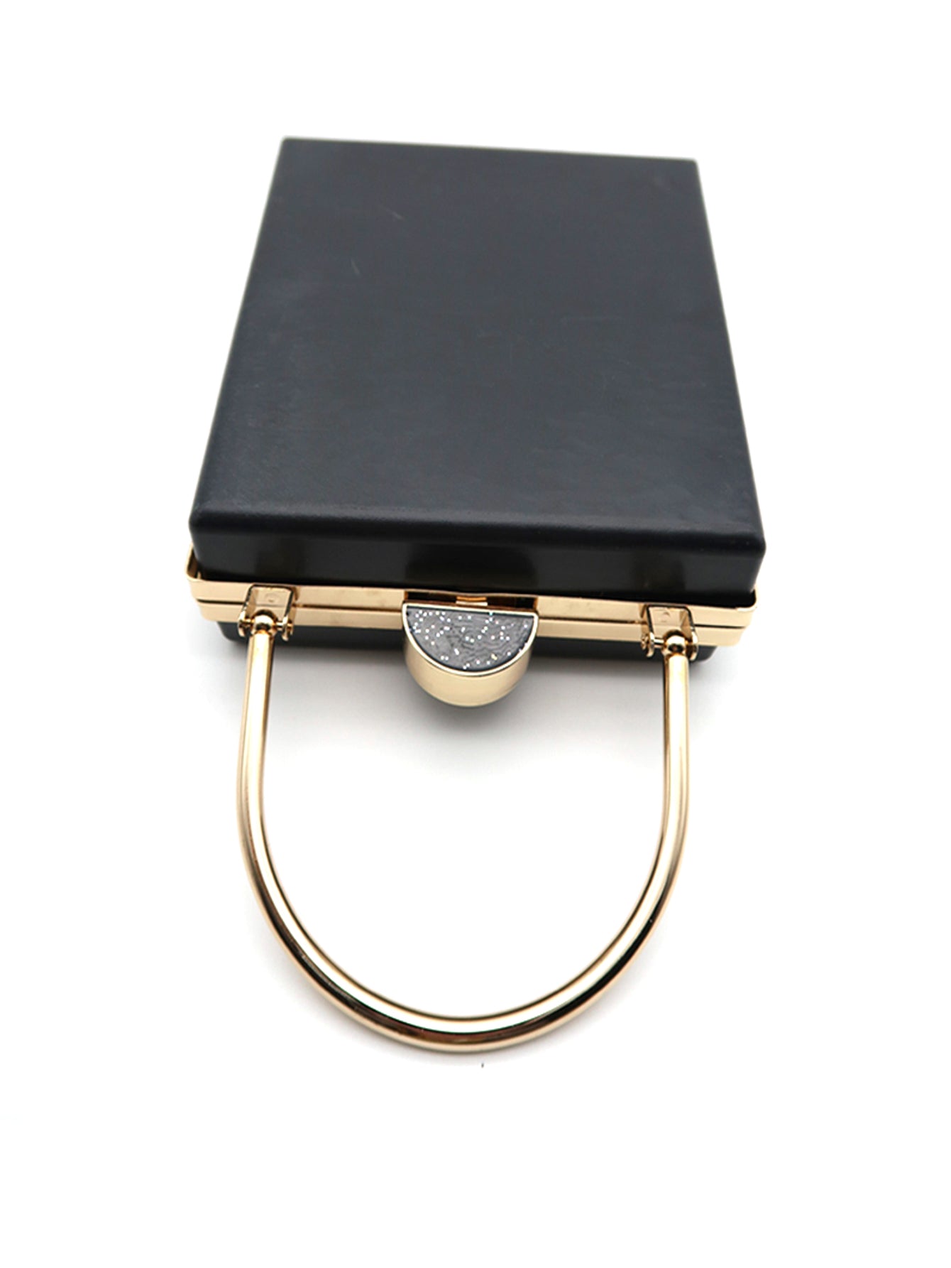 Trapezoid Shape Purse Box And Metal Frame D-109