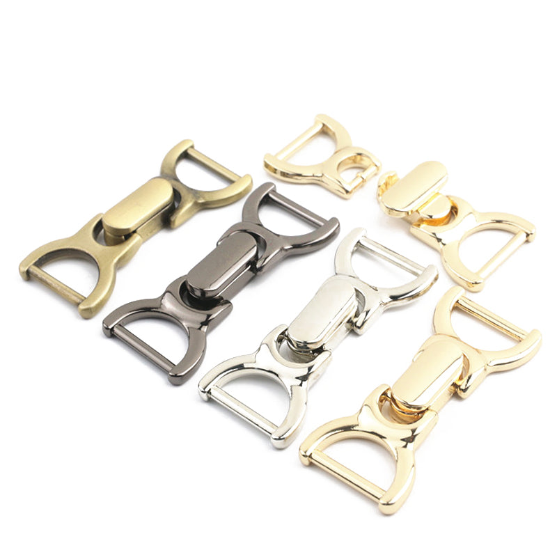 Clothing belt lock/bag hardware metal twist locks