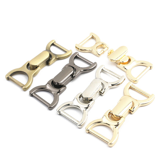 Clothing belt lock/bag hardware metal twist locks