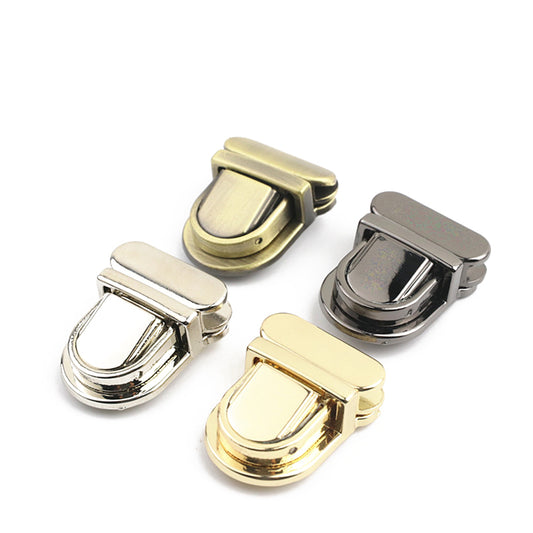 Bag lock hardware accessories small size mortise plugin lock