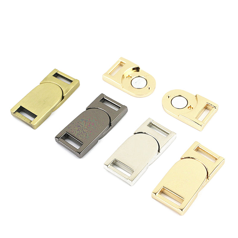 Fashionable metal handbag magnetic locks
