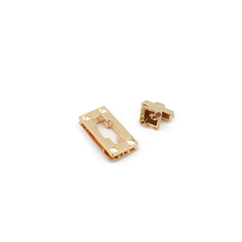Bag accessories rivets pattern decoration metal turn locks