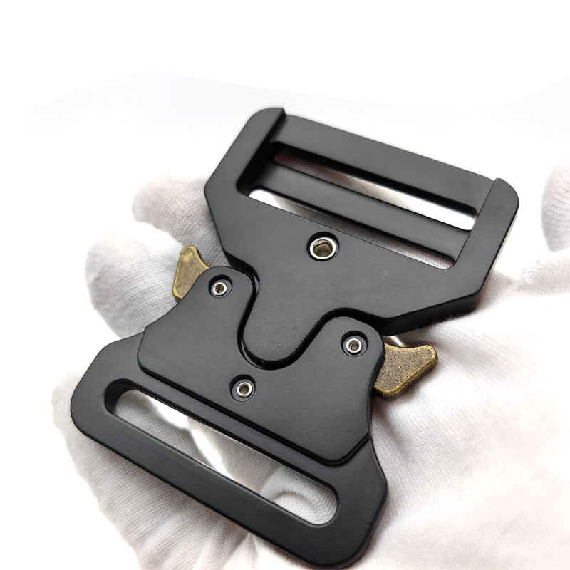 Metal Buckle Dual Adjustable Tactical Belt Buckle 25/32/38/45MM Heavy Duty Belt Buckle