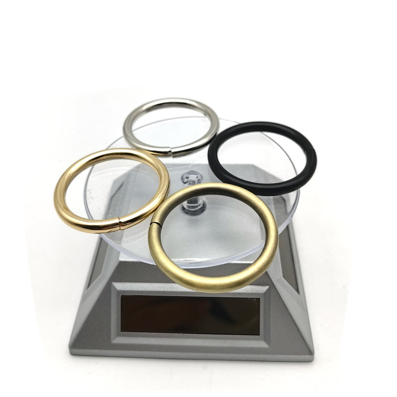 High quality hanging plating various color 38MM iron o ring for bag
