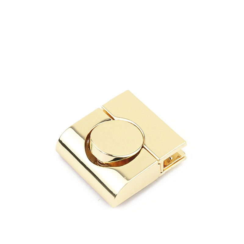 Handbag metal square press clasp locks
