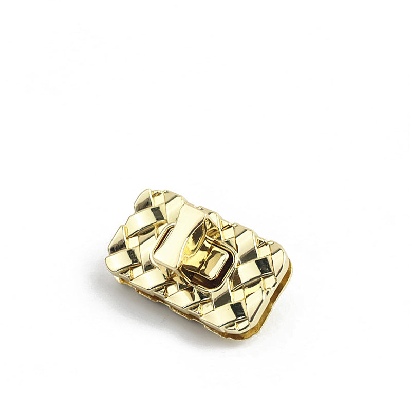 Luggage hardware accessories woven plain small square lock