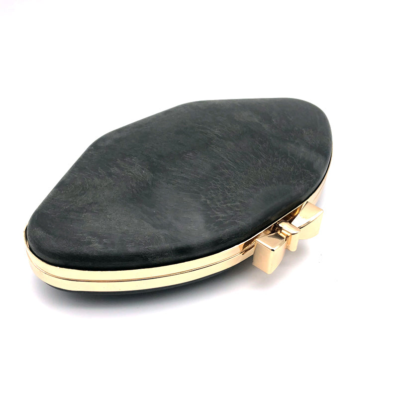 Hanging Plating Light Gold Purse Iron Metal Frame Plastic Box Bow-knot Shape Decoration Lock Head Bag Fittings