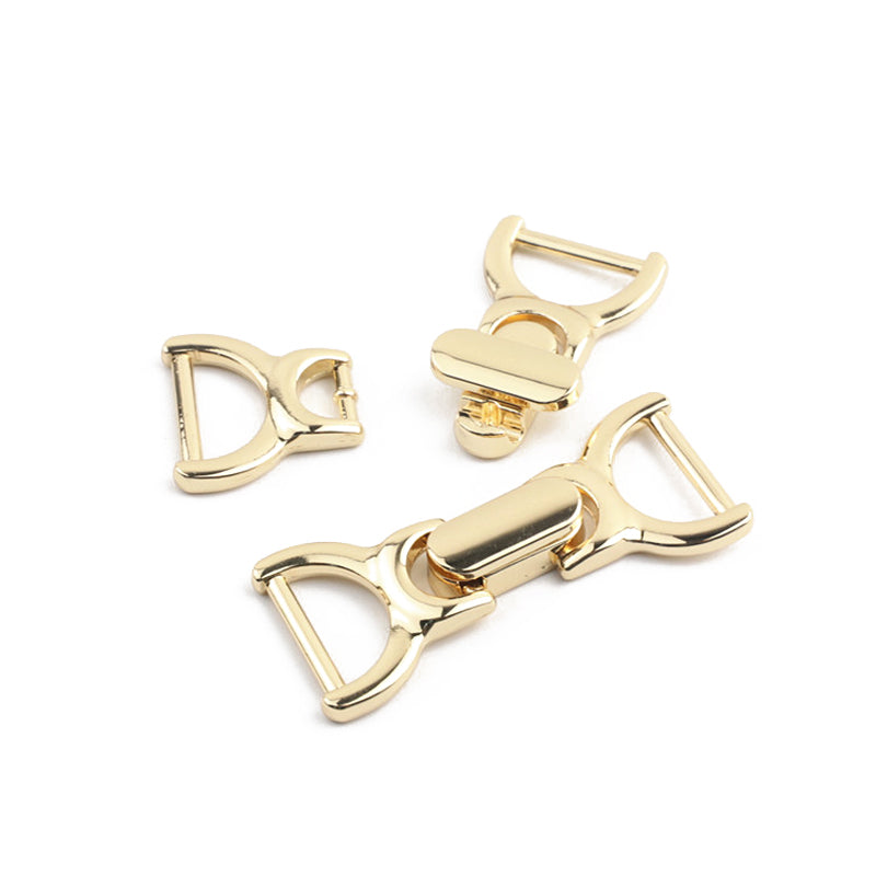 Clothing belt lock/bag hardware metal twist locks