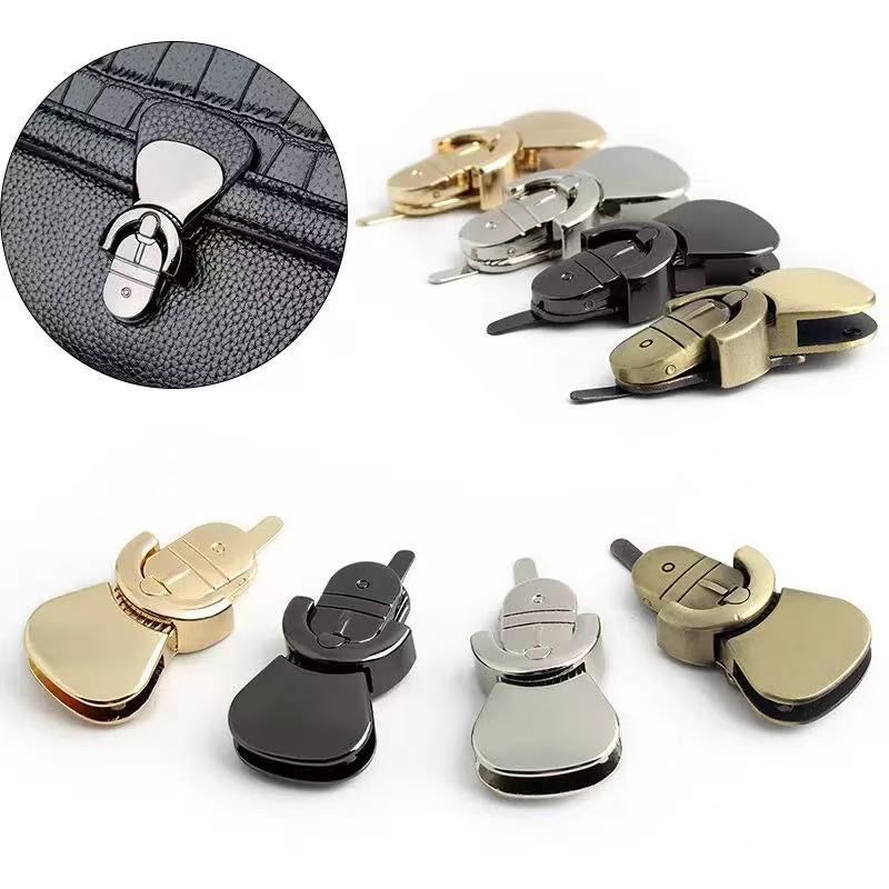 Luggage hardware accessories gold die-casting metal mortise lock bag handbag lock