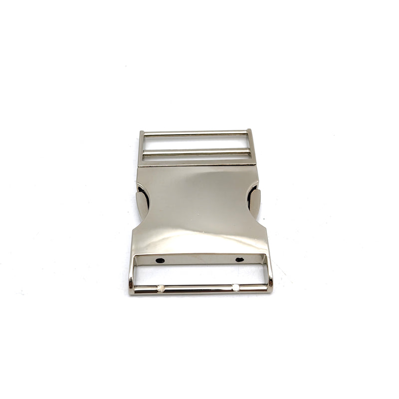 Metal Side Release Buckle 1.5 Inch Dog Collar Buckles Clip for Harnesses Leather Strap Backpack Webbing