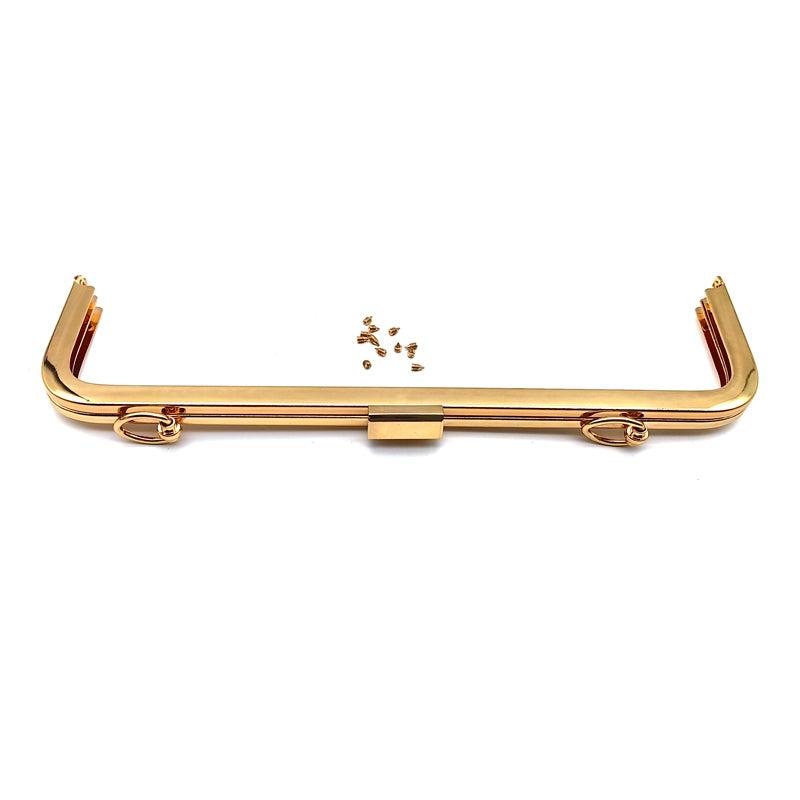 RL-POX07 Various Color Hanging Plating 25CM Clutch Bag Metal Frame