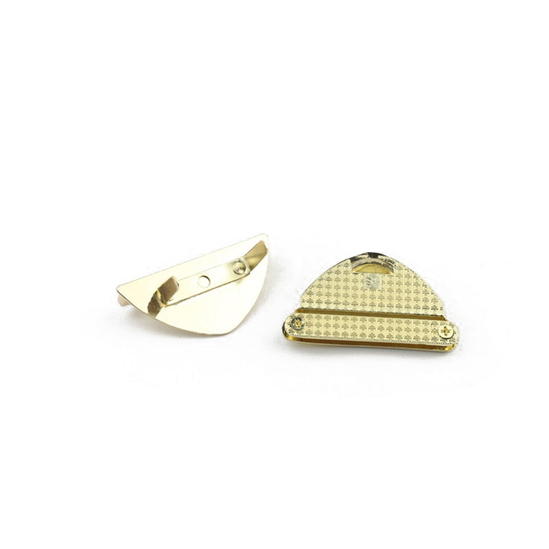 Large size bag hardware metal plugin lock