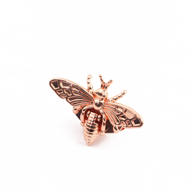 Luggage hardware accessories light gold antique gold die-casting twist lock bee plug-in  lock