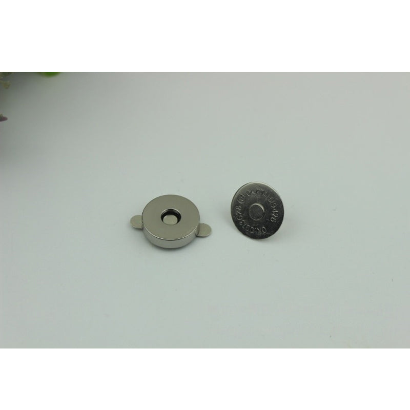 Bag iron material 18mm thickness model smooth metal magnetic button 100PCS/Boxes