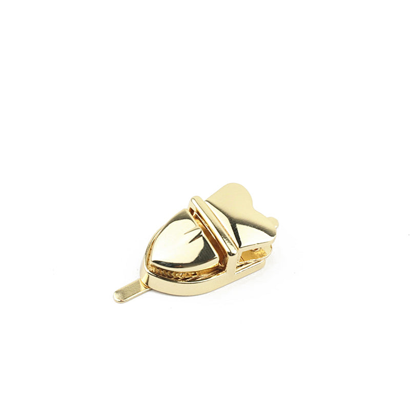 New novelty design lovely heart shape metal press push locks