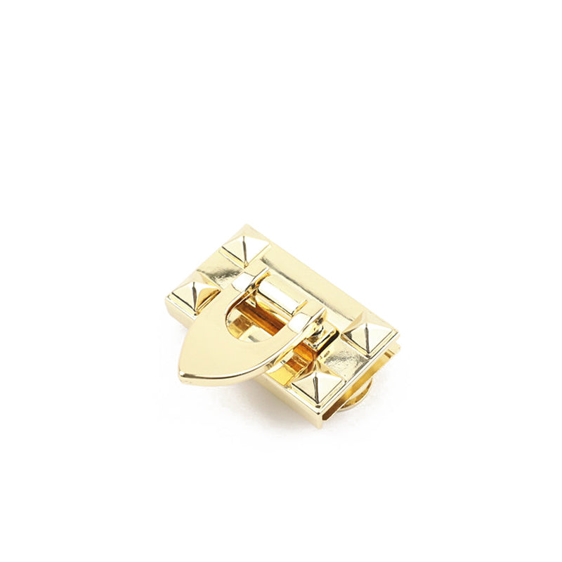 Luggage hardware accessories duck tongue gold metal switch twist clasp lock