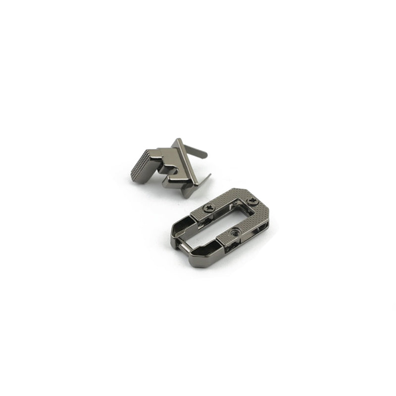 Handbag rectangle shape decoration metal turn locks
